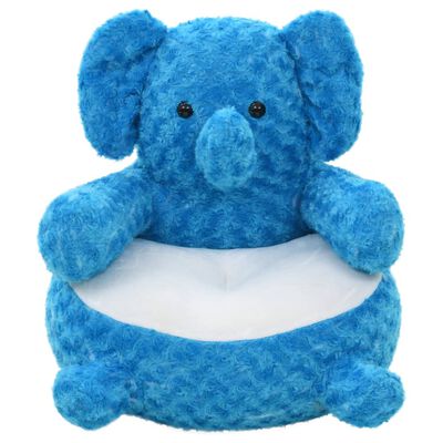 vidaXL Plišana igračka slona plava