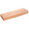 vidaXL Zidna polica svjetlosmeđa 60x20x6 cm od obrađene hrastovine