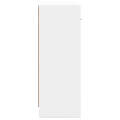 vidaXL Komoda bijela 91x28x75 cm od konstruiranog drva