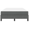 vidaXL Krevet s opruga kutije Tamno siva 120 x 200 cm tkanina