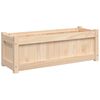vidaXL Vrtna sadilica 90x31x31 cm od masivne borovine