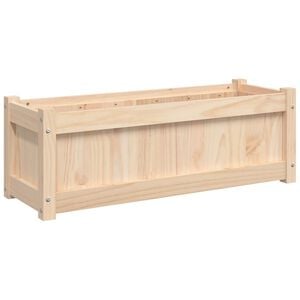 vidaXL Vrtna sadilica 90x31x31 cm od masivne borovine