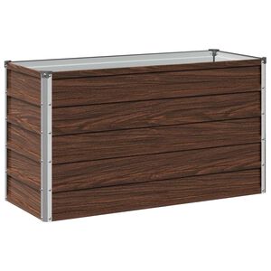 vidaXL Povi&scaron;eni vrtni krevet Crna 100 x 40 x 55 cm