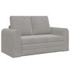 vidaXL Krevet na razvlačenje Svijetlo siva 148 x 71 x 83 cm Bar&scaron;un