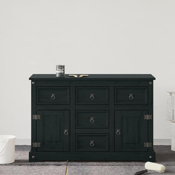 vidaXL Boja za namještaj Crna 10 x 10 x 12 cm Zidni otisak