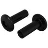 vidaXL Matične Cijevi 2 kom. Crna M4 x 14,5 mm Metal