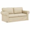 vidaXL Sofa 2 pcs Krema 175 x 82 x 80 cm tkanina