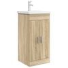 vidaXL Kupaonski umivaonik s sudoperom Hrast sonoma 42 x 40 x 84,5 cm