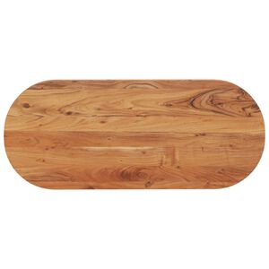 vidaXL Stolna ploča 100x40x3,8 cm ovalna od masivnog drva bagrema