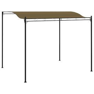 vidaXL Nadstre&scaron;nica 3 x 2,4 m smeđe-siva 180 g/m&sup2;