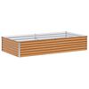 vidaXL Povi&scaron;ena vrtna gredica 195 x 100 x 36 cm Cinkani čelik