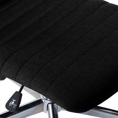 vidaXL Blagovaonske stolice 6 kom crne od tkanine
