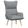 vidaXL fotelja Svijetlo siva 69 x 74 x 93 cm Tkanina i &scaron;perploča