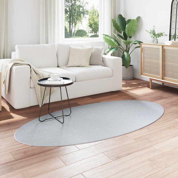 vidaXL Tepih HUARTE Siva 100 x 200 cm 100% poliester