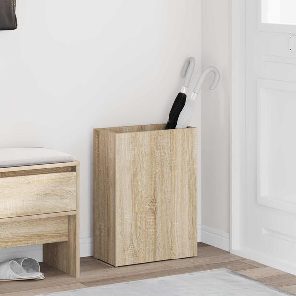 vidaXL Stalak za ki&scaron;obran s pohranom Sonoma hrast 40 x 20 x 55,5 cm