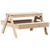 vidaXL Stol za piknik za djecu 88 x 97 x 52 cm od masivne borovine