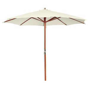 vidaXL Suncobran 300 x 258 cm pje&scaron;čano bijeli
