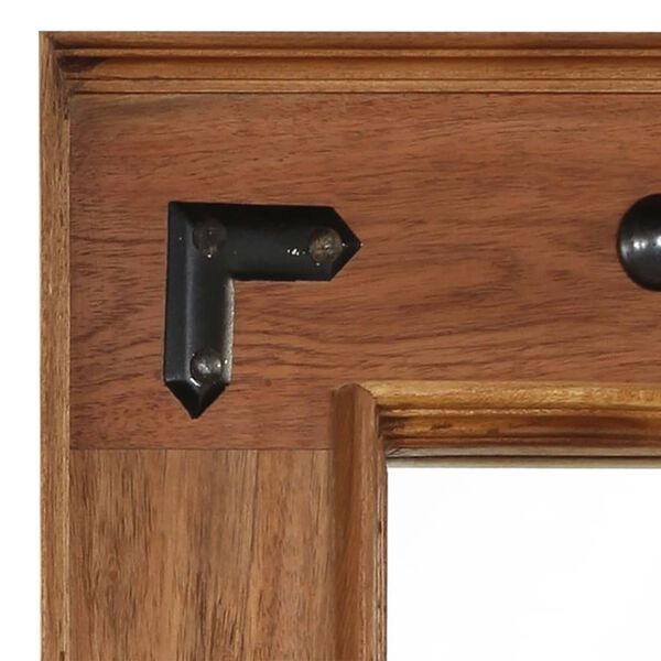 vidaXL Ogledalo od masivnog bagremovog drva 50 x 80 cm