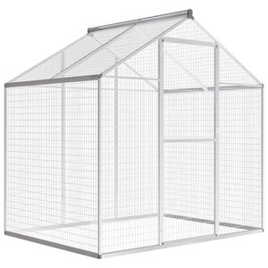 vidaXL Vanjski kavez za ptice od aluminija 178 x 122 x 194 cm