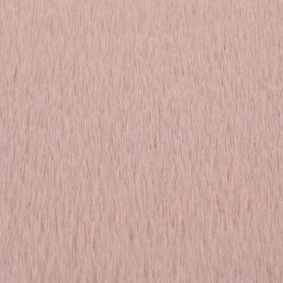 vidaXL Tepih od umjetnog zečjeg krzna 80 cm blijedo ružičasti