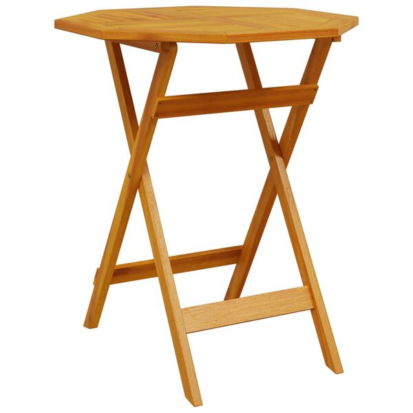 vidaXL Sklopivi vrtni stol Ø70x75 cm od masivnog bagremovog drva
