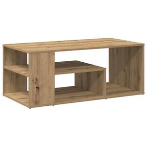 vidaXL Stol za kavu Artisan hrast 100x50x40 cm izrađeno drvo
