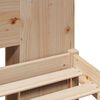 vidaXL Krevet s regalom za knjige bez madraca 140x200 cm od borovine
