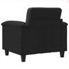 vidaXL Fotelja crna 60 cm od mikrovlakana