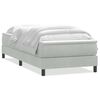 vidaXL Box Spring krevet s madracem svijetlo sivi 90x220 cm bar&scaron;un
