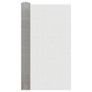 vidaXL Mrežna tkanina 100 x 500 cm 6 Mesh Nehrđajući čelik 201 Srebrna