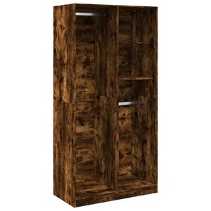 vidaXL Ormar boja dimljenog hrasta 100 x 50 x 200 cm konstruirano drvo