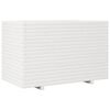 vidaXL Vrtna sadilica bijela 110x60x72 cm od masivne borovine