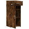 vidaXL Komoda boja dimljenog hrasta 40x42,5x93 cm konstruirano drvo