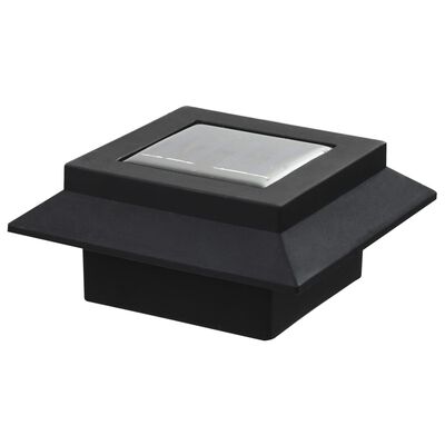 vidaXL Vanjske solarne svjetiljke 6 kom LED četvrtaste 12 cm crne