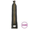 vidaXL Vreće za pijesak 100 kom tamnozelene 103 x 25 cm HDPE