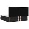 vidaXL Krevet s prostorom za pohranu s LED-om Crna 200 x 200 cm