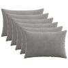 vidaXL Presvlaka za jastuk 6 pcs HEERLEN Svjetlosiva 50 x 75 cm Kord