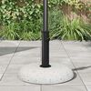 vidaXL Baza za suncobran Bijeli Kamen 45 x 45 x 40 cm Beton