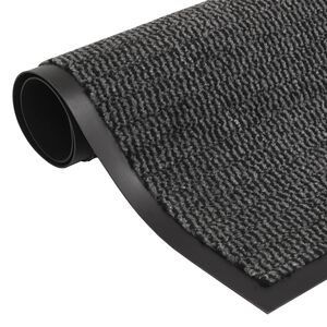 vidaXL Čupavi otirač 60 x 150 cm antracit