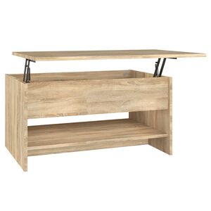 vidaXL Stolić za kavu boja hrasta sonome 80x50x40 cm konstruirano drvo