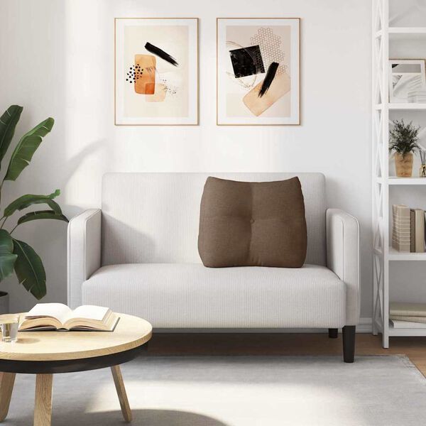 vidaXL Jastuk za leđa Smeđa 60 x 24 x 50 cm tkanina