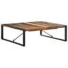 vidaXL Stolić za kavu 120 x 120 x 40 cm od masivnog obnovljenog drva