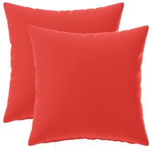 vidaXL Presvlaka za jastuk 2 pcs HEERLEN Crvena 30 x 30 cm Poliester
