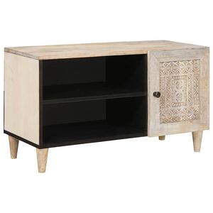 vidaXL TV Jedinice s policom Bijelo 80 x 33 x 46 cm Konstruirano drvo