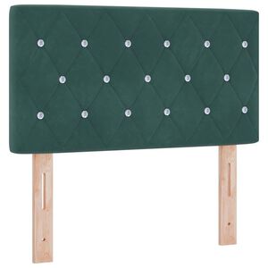 vidaXL Uzglavlje Tamnozelena 80 cm Bar&scaron;un