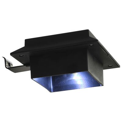 vidaXL Vanjske solarne svjetiljke 12 kom LED četvrtaste 12 cm crne