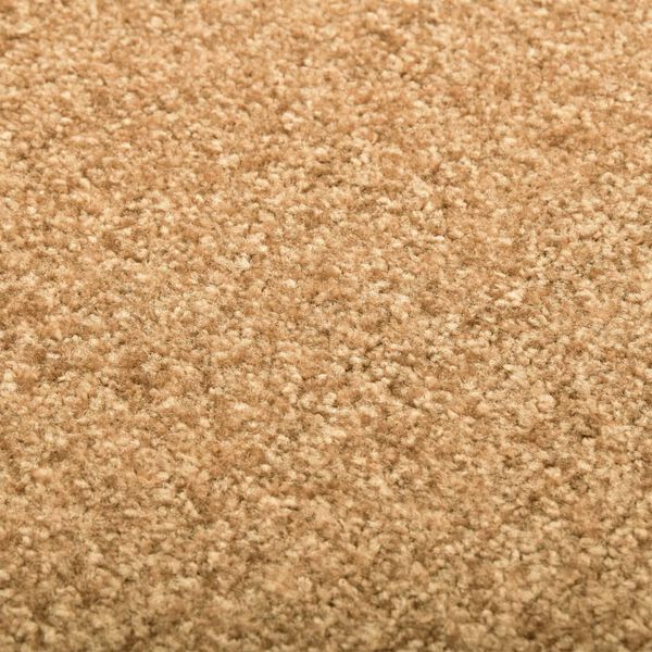 vidaXL Otirač perivi krem 90 x 150 cm