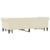 vidaXL Dnevni krevet na razvlačenje krem 90 x 200 cm od umjetne kože