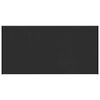 vidaXL Prozorska klupčica Crno s drvenim uzorkom 100 x 45 x 4,5 cm PVC