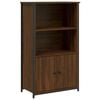 vidaXL Visoka komoda smeđa boja hrasta 62x32x103,5cm konstruirano drvo
